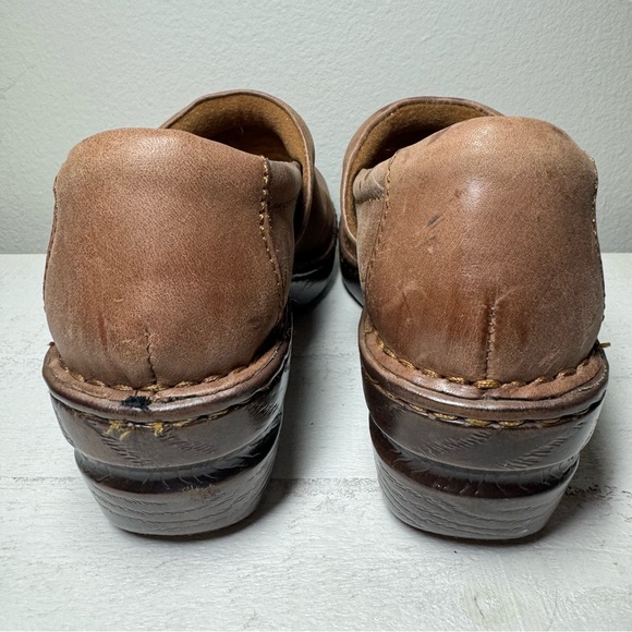 B.O.C Peggy Clog Mocha Brown Leather Slip On Closed Back Clog Women’s Size 7 - Picture 5 of 9